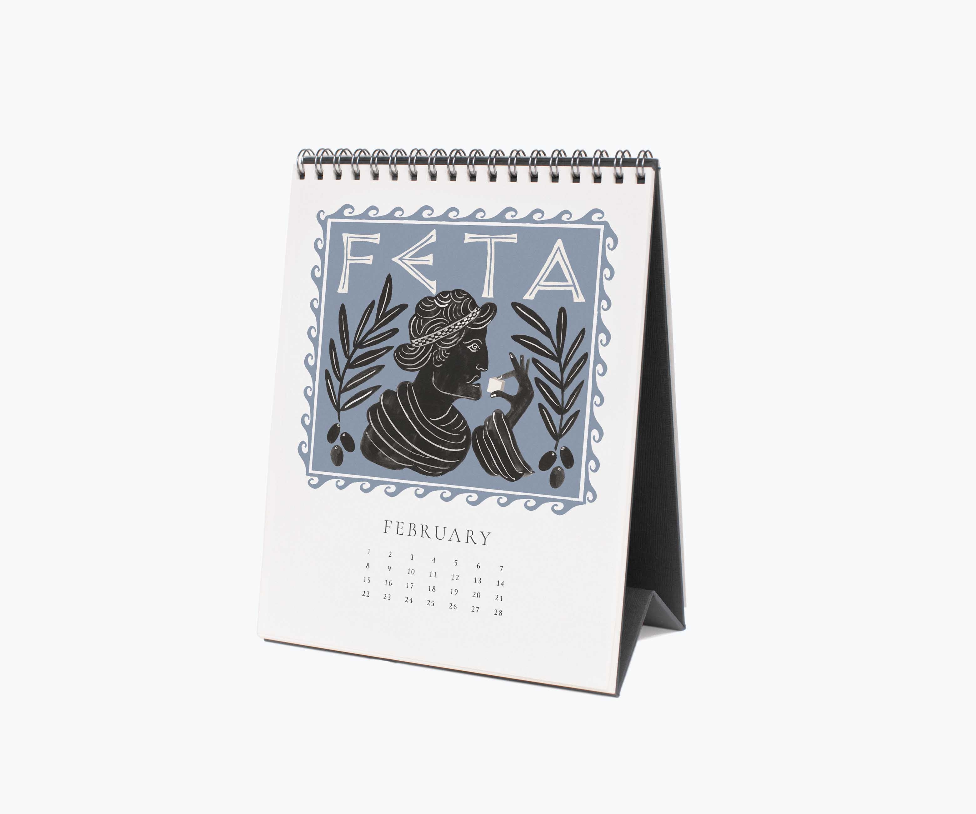 2026 Desk Calendar - Cheese